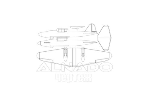 Чертеж стендовой модели Ил-2